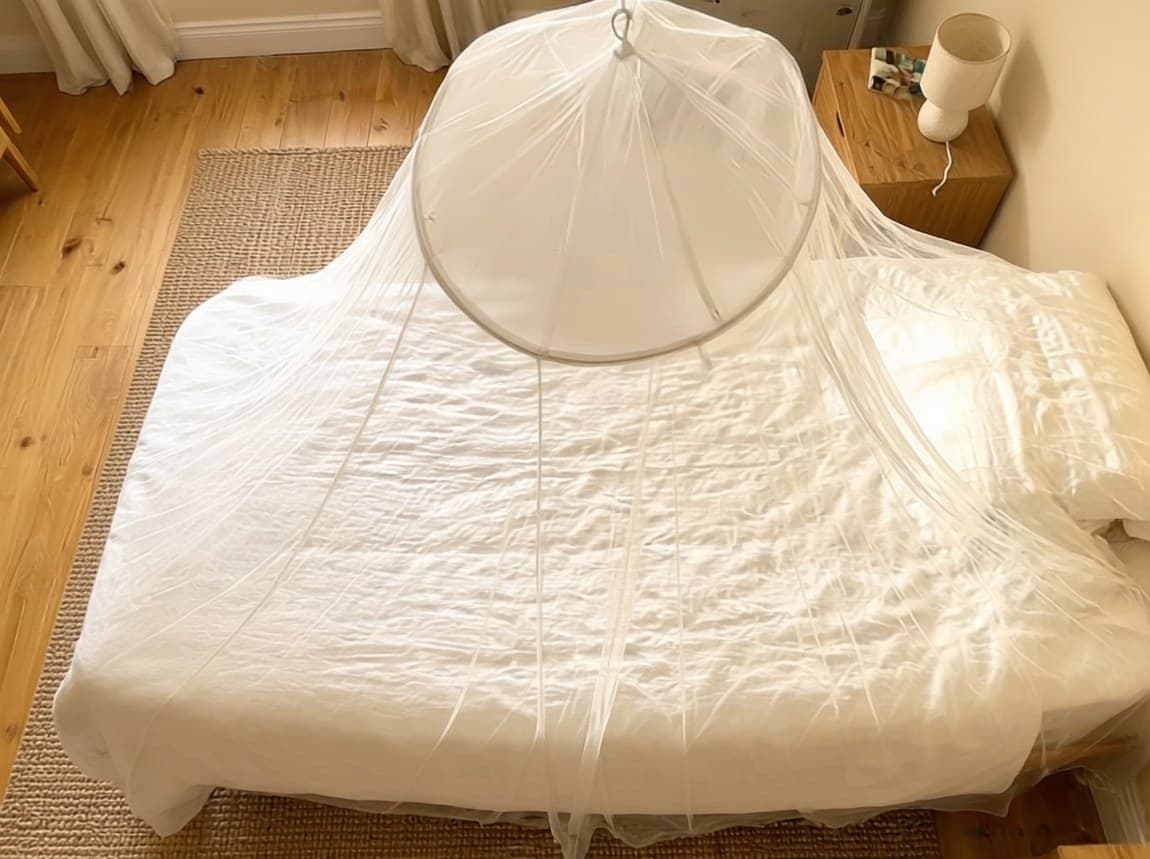 Rondo Uno canopy gathered, side view